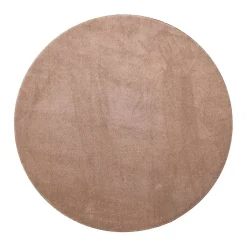 VM-Carpet Pyöreät Matot*Puuteri 143 ruskea, 200*300 cm, kantti 5951