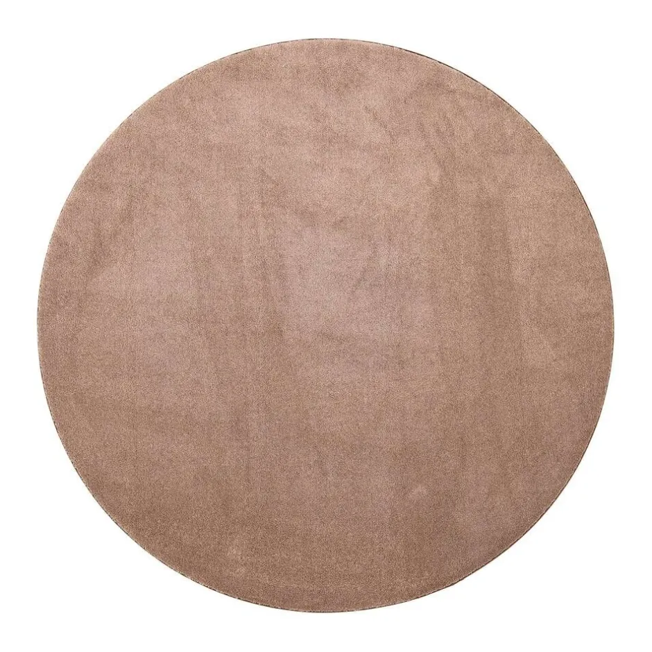 VM-Carpet Pyöreät Matot*Puuteri 143 ruskea, 200*300 cm, kantti 5951
