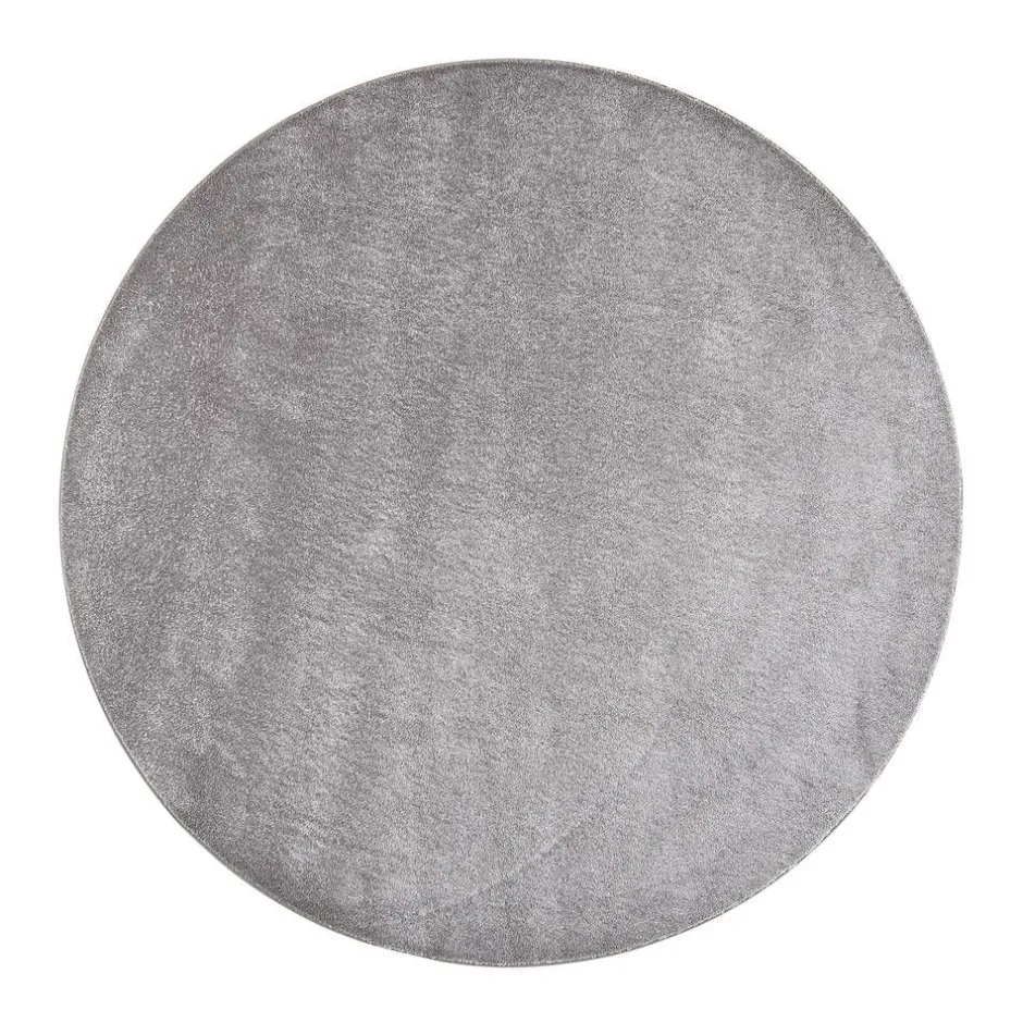 VM-Carpet Pyöreät Matot*Satine 850 harmaa, Ø 133 cm, kantti 5434
