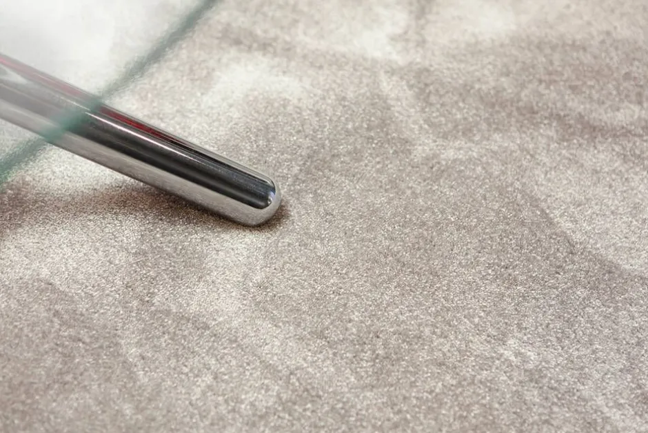 VM-Carpet Pyöreät Matot*Satine 850 harmaa, Ø 133 cm, kantti 5434