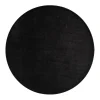 VM-Carpet Pyöreät Matot*Satine 800 musta, Ø 133 cm, kantti 5460