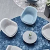 VM-Carpet Pyöreät Matot*Satine 791 sininen, Ø 240 cm, kantti 5447