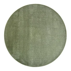 VM-Carpet Pyöreät Matot*Satine 572 vihreä, Ø 160 cm, kantti 5784