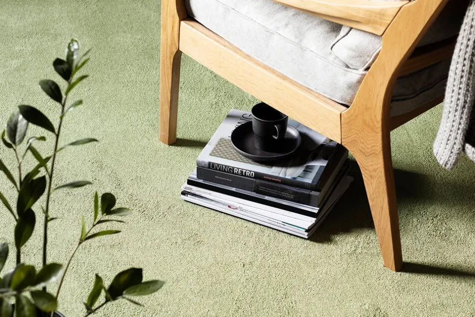 VM-Carpet Keskilattiamatot*Satine 572 vihreä, 160*230 cm, kantti 5784