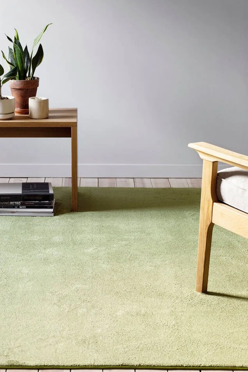VM-Carpet Keskilattiamatot*Satine 572 vihreä, 200*300 cm, kantti 5784