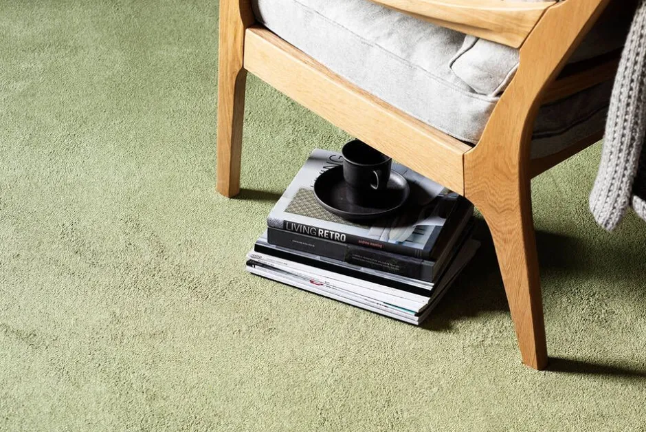 VM-Carpet Keskilattiamatot*Satine 572 vihreä, 200*300 cm, kantti 5784