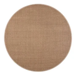 VM-Carpet Pyöreät Matot*Sisal, 85 taupe, Ø 240 cm, kantti 25 B