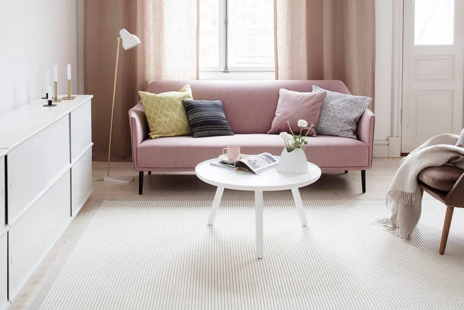 VM-Carpet Keskilattiamatot*Tunturi, , 71 valkoinen, 160*230 cm, kantti 009 B