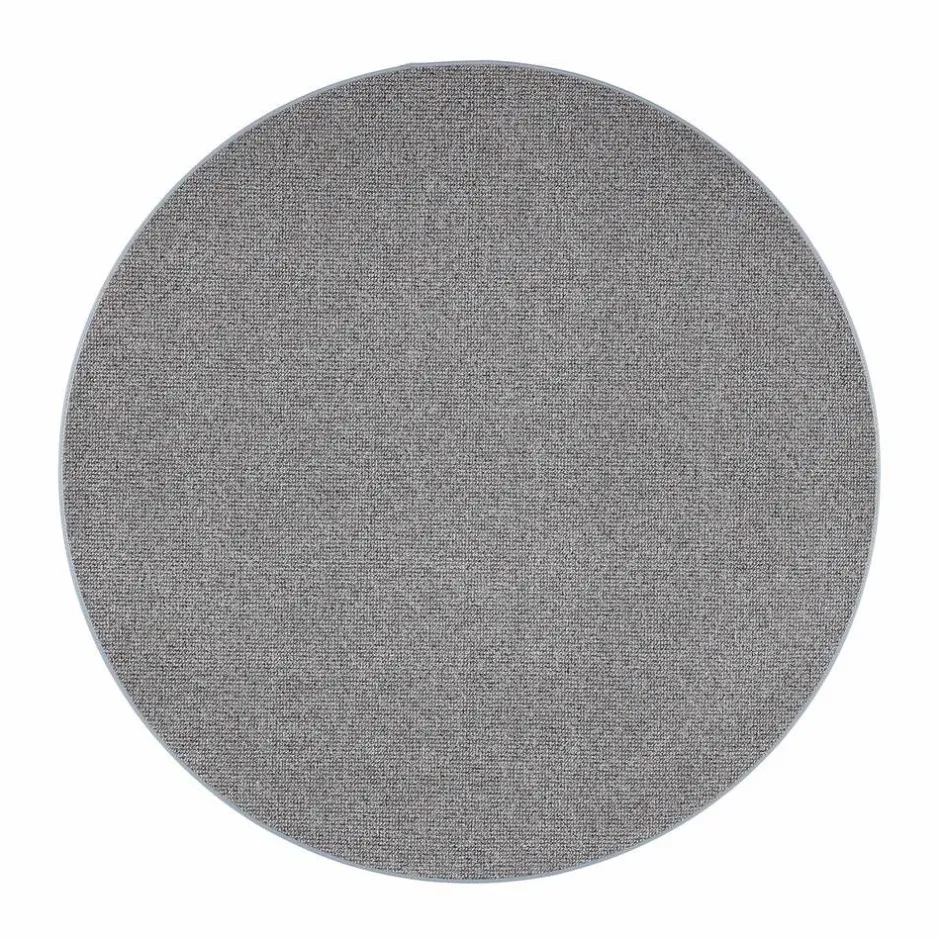 VM-Carpet Pyöreät Matot*Tweed, 76 aqua, Ø 240 cm, kantti 5438