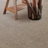 VM-Carpet Pyöreät Matot*Tweed, 32 vaalea beige, Ø 240 cm, kantti 6283