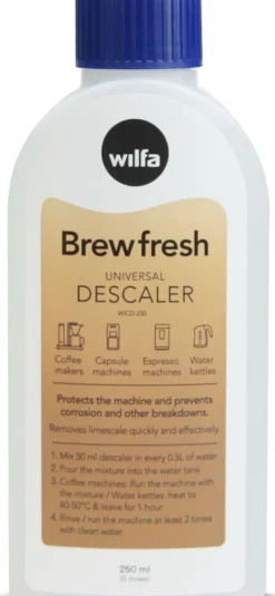 Wilfa Kahvi Ja Kuumat Juomat|Puhdistus Ja Siivous*kalkinpoisto Brewfresh 250 ml