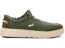 Woz? Kangaskengät*kangaskengät Eddy Grip Canvas Green GRN-Green