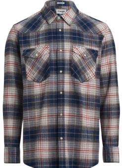 Wrangler Kauluspaidat*paita Western Shirt Navy Red