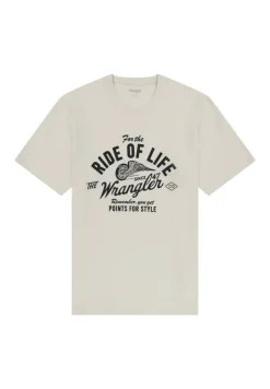 Wrangler T-Paidat*t-paita Americana Tee Vintage white