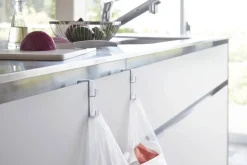 Yamazaki Kylpyhuoneen Säilytys|Hyllyt Ja Telineet*koukut kaapinoveen valkoinen