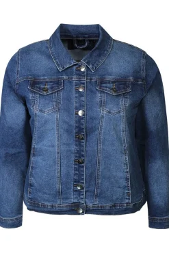 Zhenzi Jakut, Bleiserit Ja Farkkutakit|Kevät- Ja Syystakit*farkkutakki Royal 82030 Denim sininen